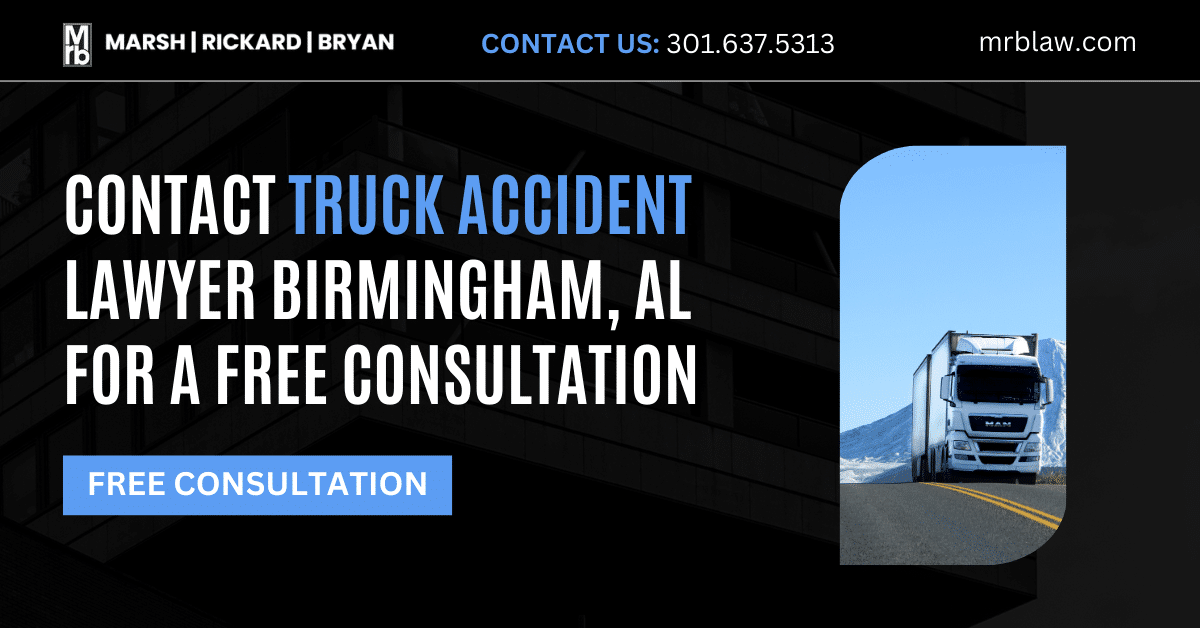 truck accident lawyer Birmingham, AL - Marsh | Rickard | Bryan, LLC